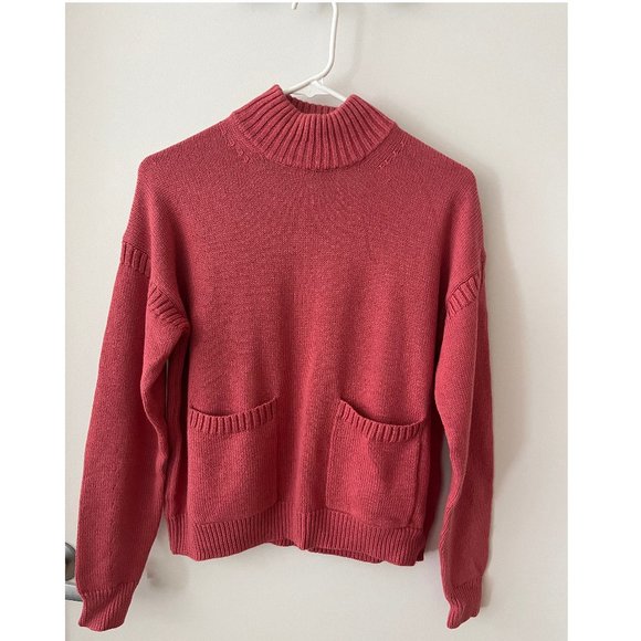 J. Crew Size XXS Cotton Cashmere Patch Pocket Mockneck Sweater BA320 NWT - Picture 4 of 6